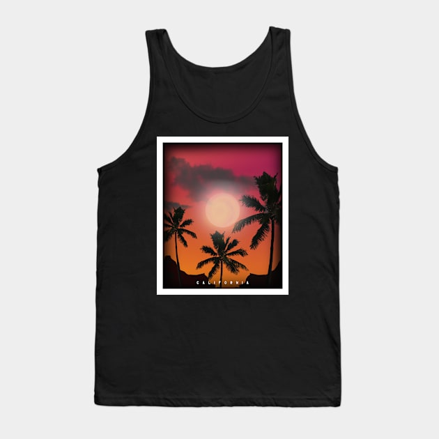 California Sunset -US America, Gift. Tank Top by Mographic997